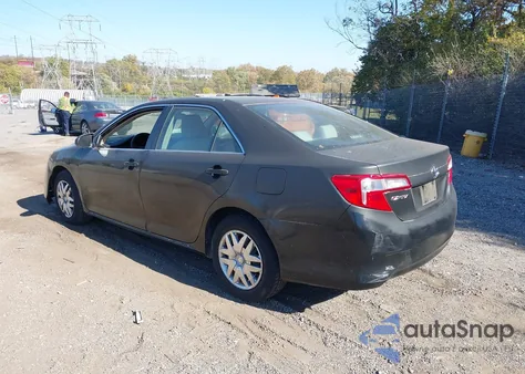 2012 Toyota Camry Le z USA, uszkodzony, nr VIN 4T4BF1FK6CR202930
